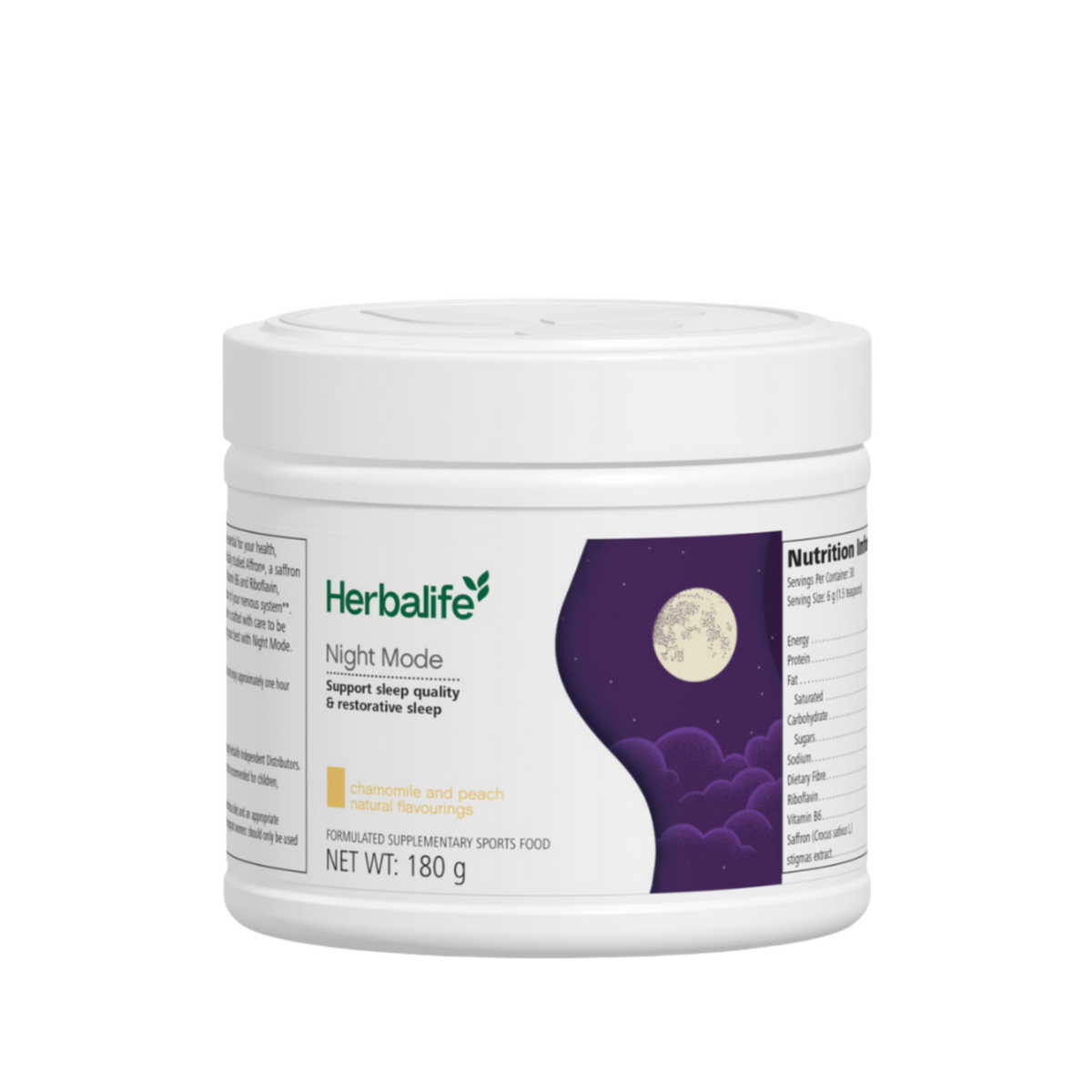 Herbalife Night Mode 180 g tub, chamomile and peach